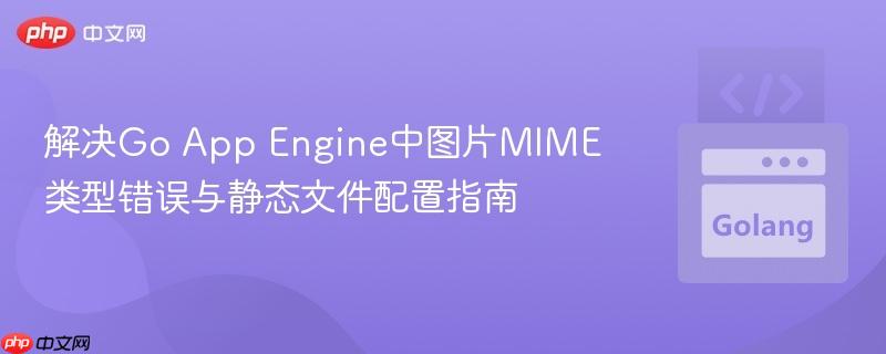 解决Go App Engine中图片MIME类型错误与静态文件配置指南