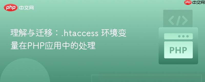 理解与迁移:.htaccess 环境变量在PHP应用中的处理 理解与迁移:.htaccess 环境变量在PHP应用中的处理