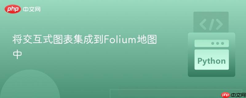将交互式图表集成到Folium地图中