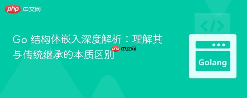 Go 结构体嵌入深度解析:理解其与传统继承的本质区别 Go 结构体嵌入深度解析:理解其与传统继承的本质区别