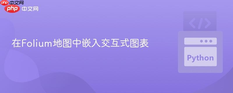 在Folium地图中嵌入交互式图表 在Folium地图中嵌入交互式图表