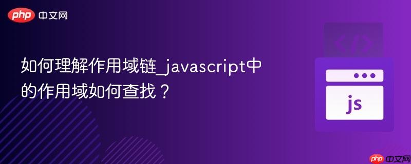 如何理解作用域链_javascript中的作用域如何查找? 如何理解作用域链_javascript中的作用域如何查找?