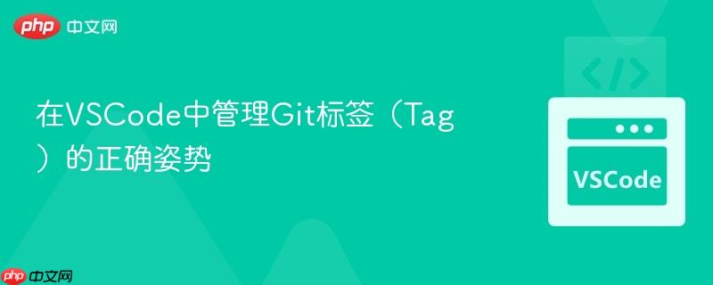 在VSCode中管理Git标签(Tag)的正确姿势 在VSCode中管理Git标签(Tag)的正确姿势
