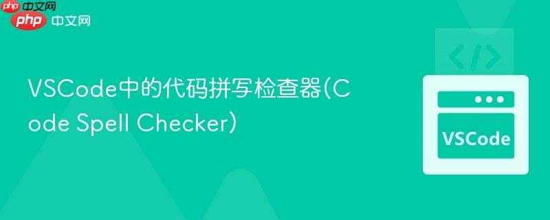 VSCode中的代码拼写检查器(Code Spell Checker)