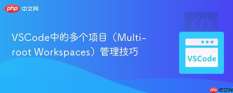 VSCode中的多个项目（Multi-root Workspaces）管理技巧