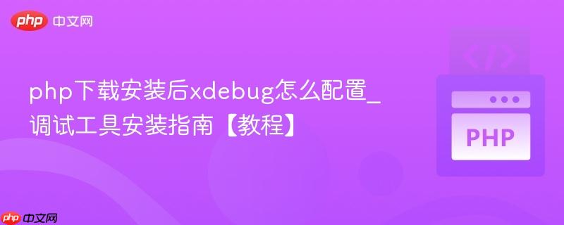 php下载安装后xdebug怎么配置_调试工具安装指南【教程】