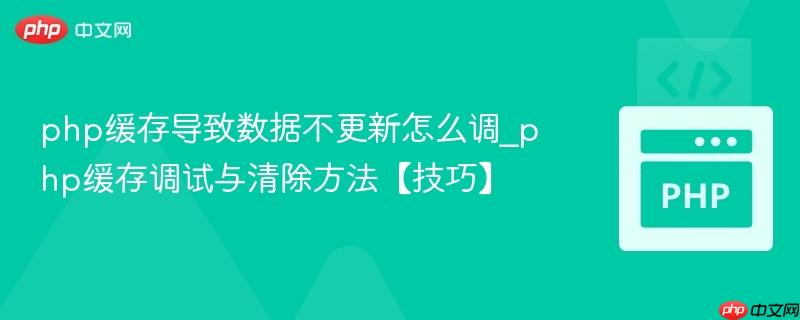 php缓存导致数据不更新怎么调_php缓存调试与清除方法【技巧】
