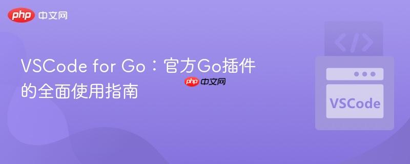 VSCode for Go：官方Go插件的全面使用指南