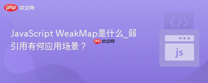JavaScript WeakMap是什么_弱引用有何应用场景？