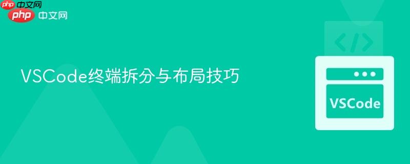 VSCode终端拆分与布局技巧