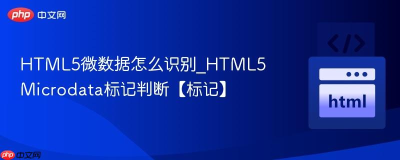 HTML5微数据怎么识别_HTML5 Microdata标记判断【标记】