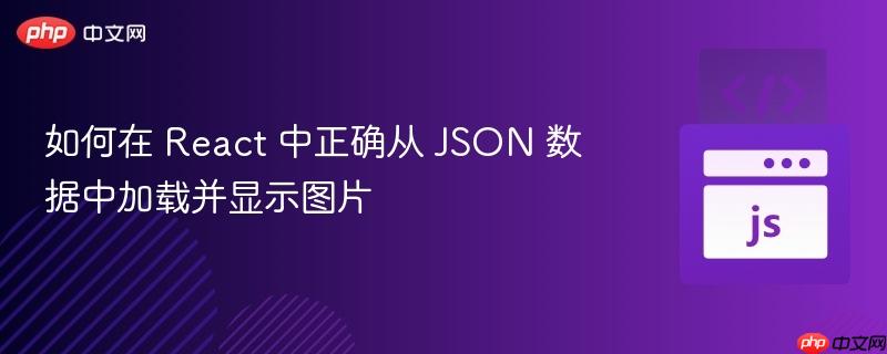 如何在 React 中正确从 JSON 数据中加载并显示图片